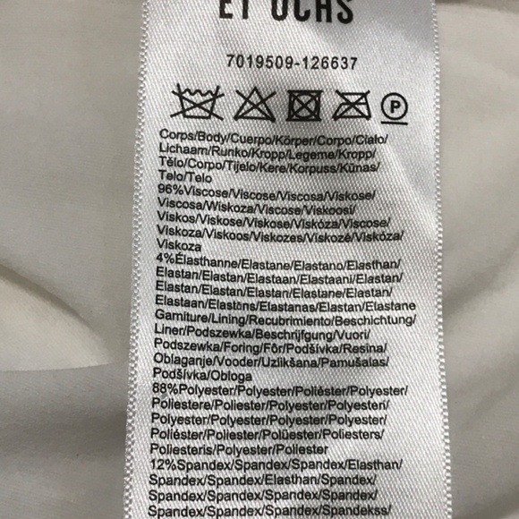 Et Ochs Rana Patchwork Midi Dress size 8 - Picture 6 of 8